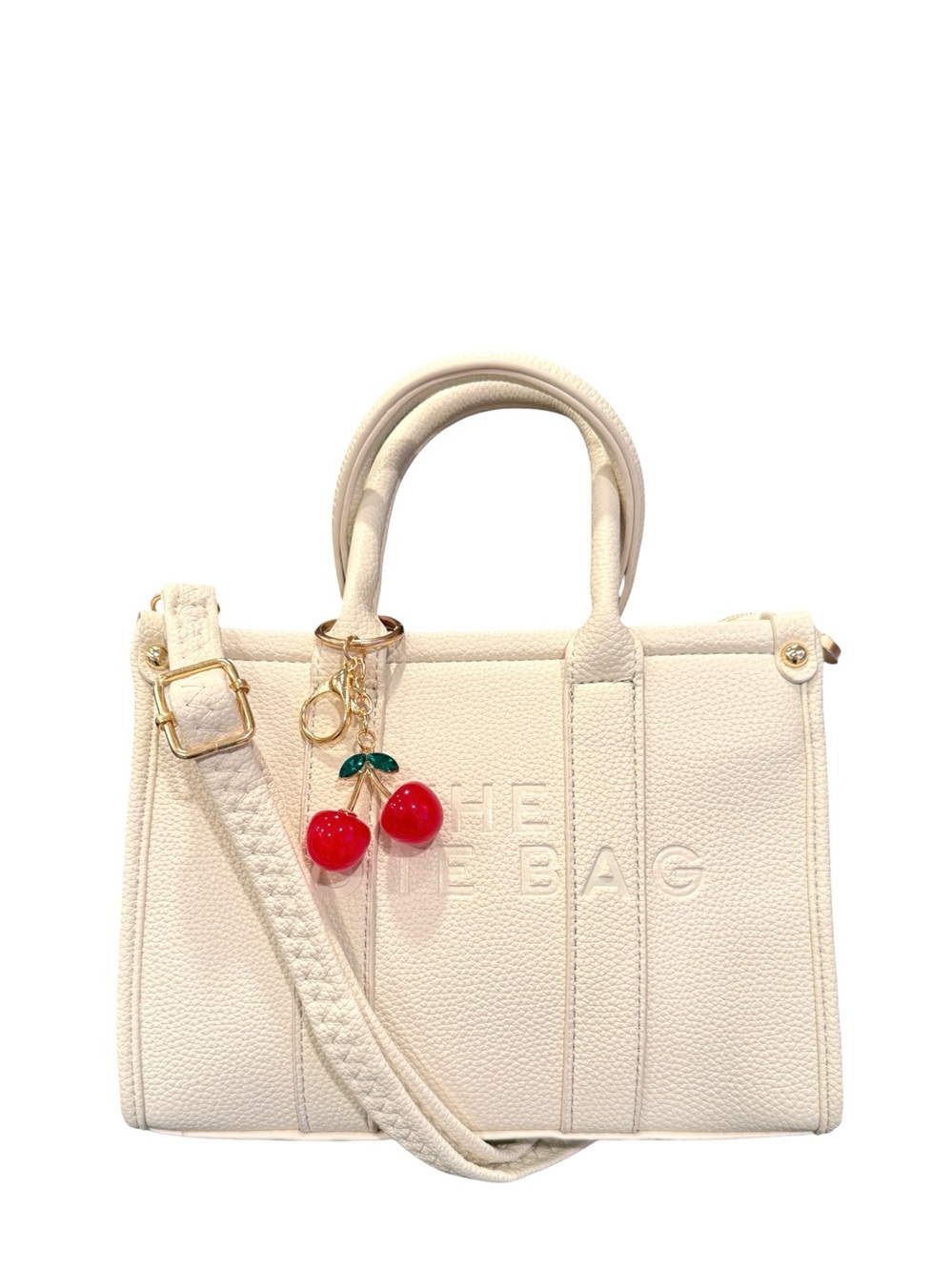 Classic Fashion Creamy White Medium Tote “The Tote Bag” Satchel/X-body  - NWT